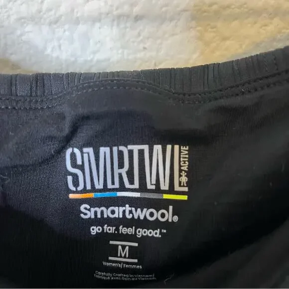 Smartwool SMRTWL Shorts Active Ribbed Biker Active Womens Size M - Picture 5 of 5